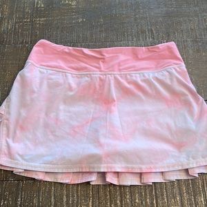 Lululemon Pink tie dye tennis skirt 4 regular